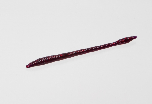 006-063 - Trick Worm - Grape Red Glitter