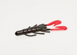 080-129, Ultravibe Speed Craw, Black/Red Claw