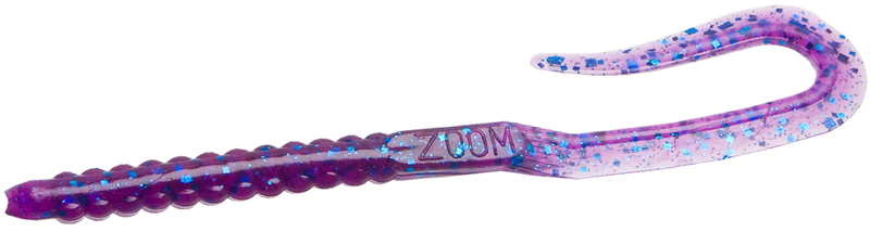 Zoom U-Tale Worm 13.6 Oz 6 3/4" Blue Watermelon 20Pk 