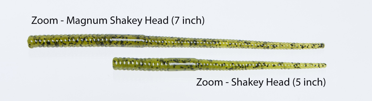 thumbnail image 2 of Zoom Magnum Shakey Head Model 049 Soft Plastic Worm Bait – 7 Inch, 15 Pack – Made In USA 2 of 6