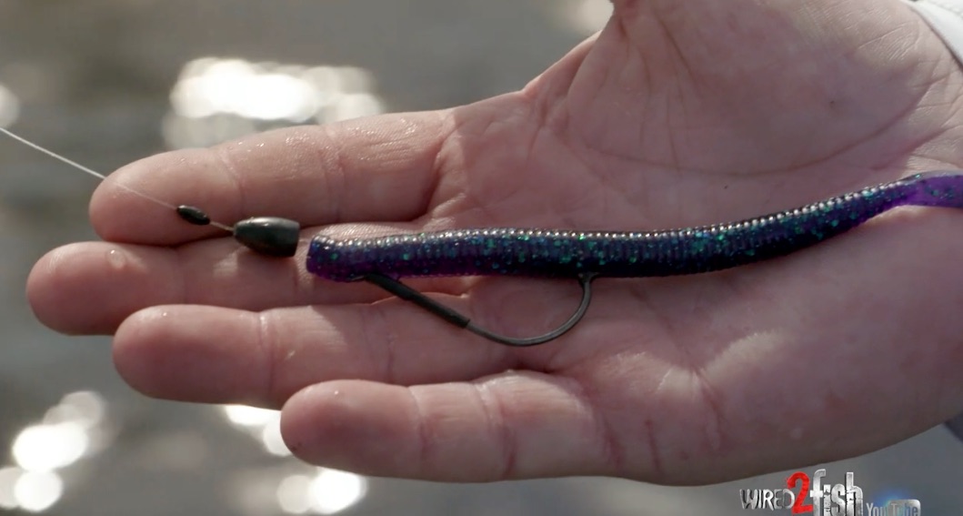 How to Hook a Worm for Bass  